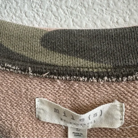 Madewell Green and Tan Crew Neck Sweater - Picture 10 of 12